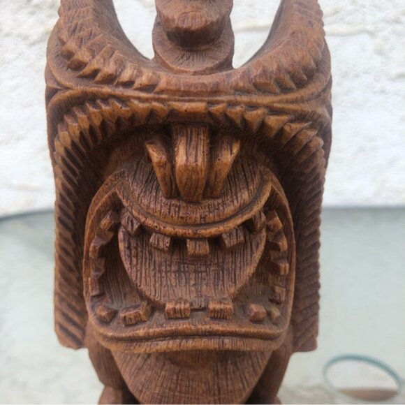 Vintage Cocc Joe's Carved Hawaiian Hapa Wood "Winner Tiki" Totem Statue Figure - Picture 2 of 9